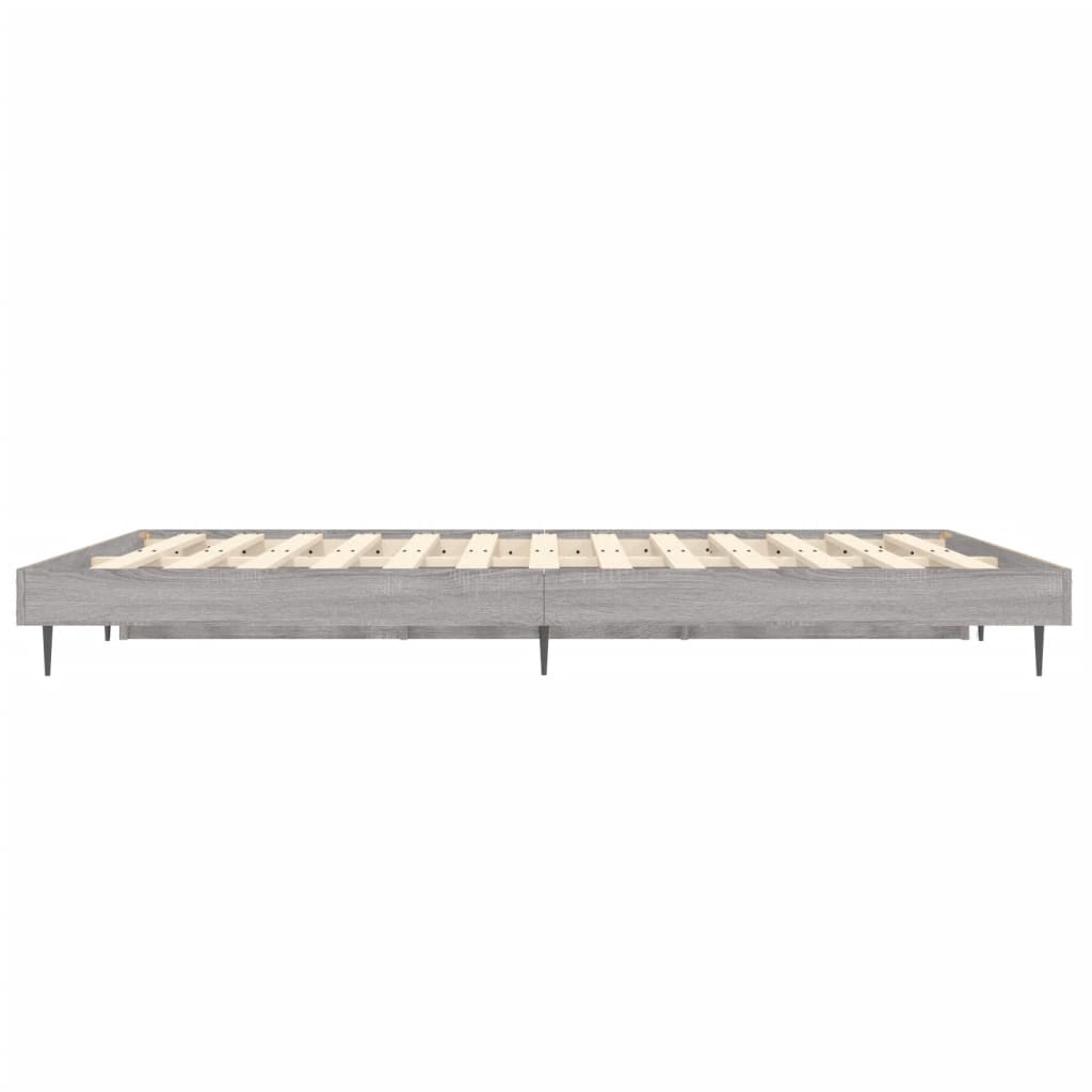 Cadre de lit sans matelas sonoma gris 120x190 cm - XIOS