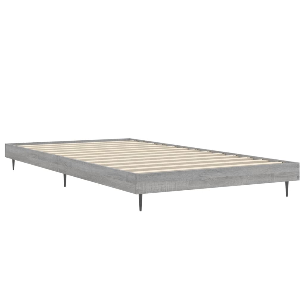 Cadre de lit sans matelas sonoma gris 90x190 cm - XIOS