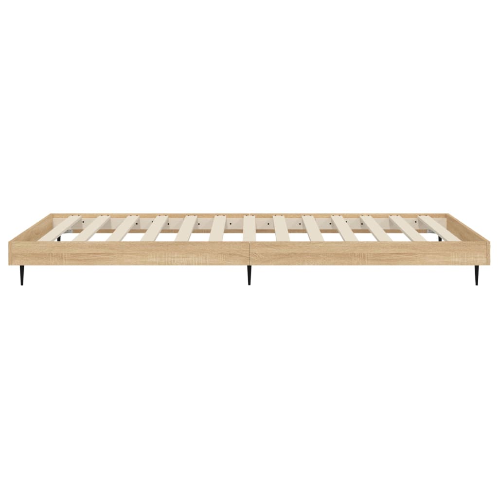 Cadre de lit sans matelas chêne sonoma 75x190 cm - XIOS