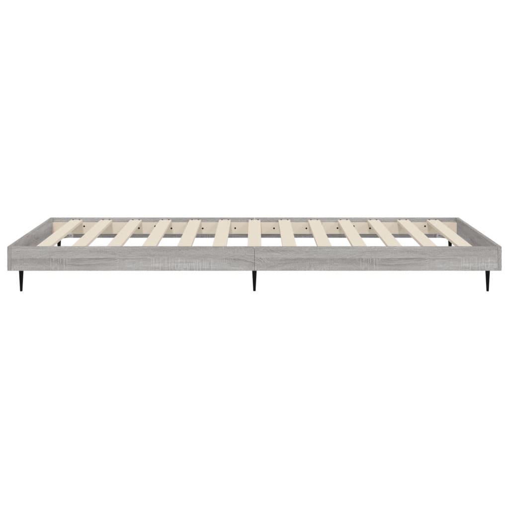 Cadre de lit sans matelas sonoma gris 75x190 cm - XIOS