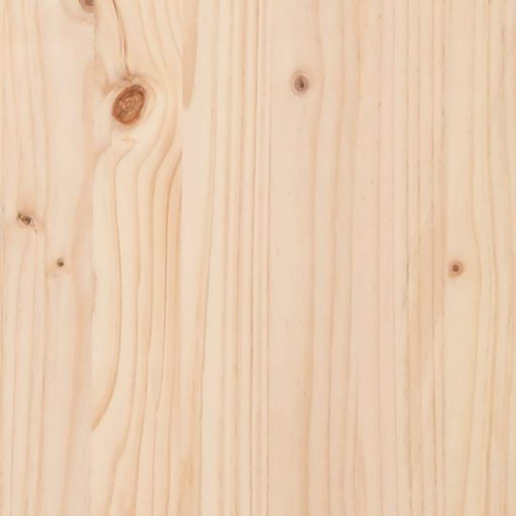 Dessus de table 70x70x2,5 cm bois de pin massif - XIOS