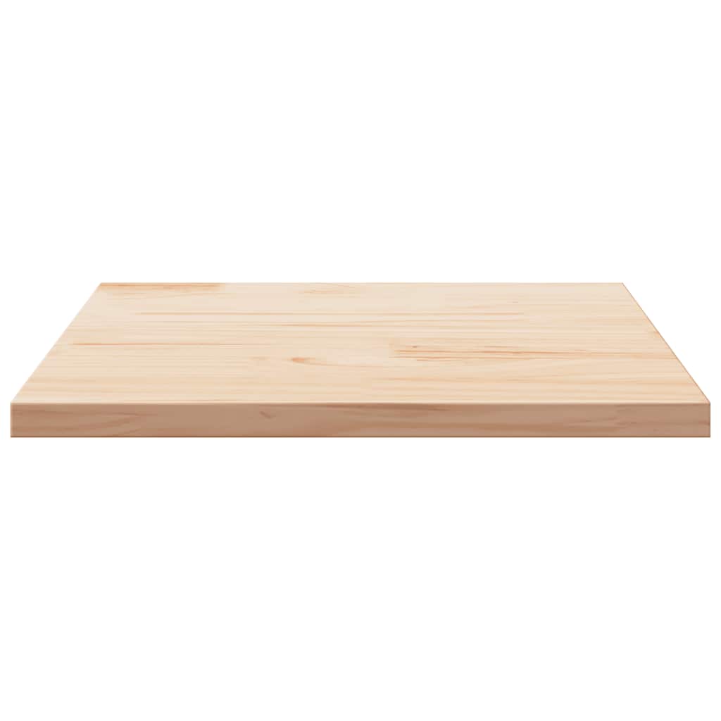 Plateau de table 80x80x2,5 cm Bois massif Pin Carré - XIOS
