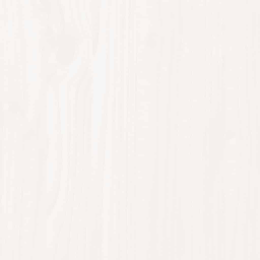 Dessus de table blanc 110x55x2,5 cm bois de pin massif - XIOS