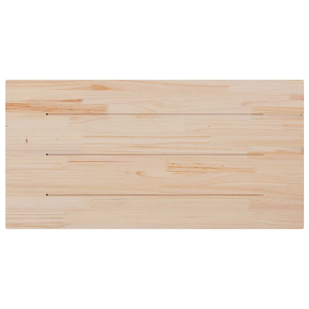 Dessus de table 100x60x2,5 cm bois de pin massif rectangulaire - XIOS