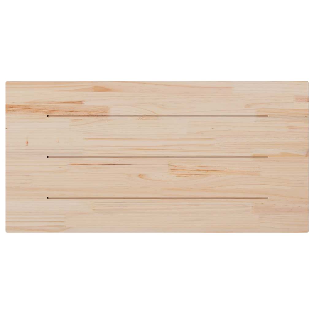 Dessus de table blanc 110x60x2,5 cm bois de pin massif - XIOS