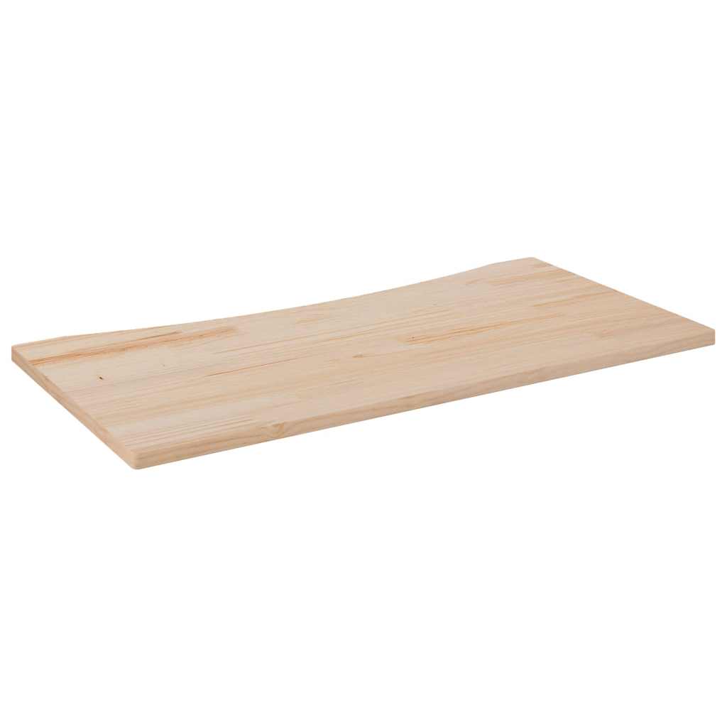 Dessus de bureau 100x50x2,5 cm bois massif de pin