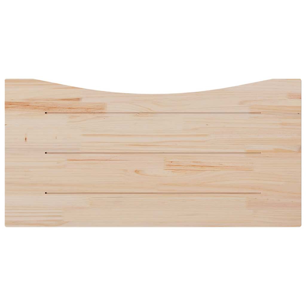 Dessus de bureau 100x50x2,5 cm bois massif de pin