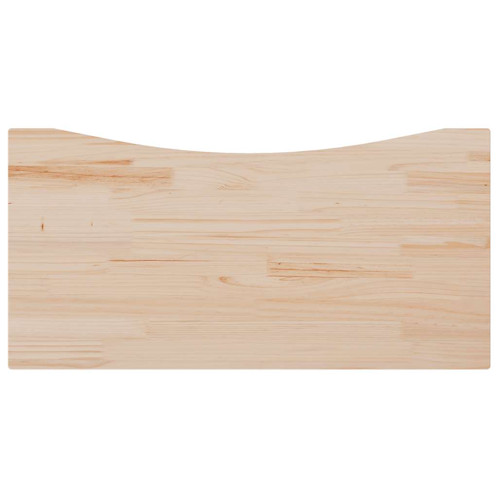 Dessus de bureau 100x50x2,5 cm bois massif de pin