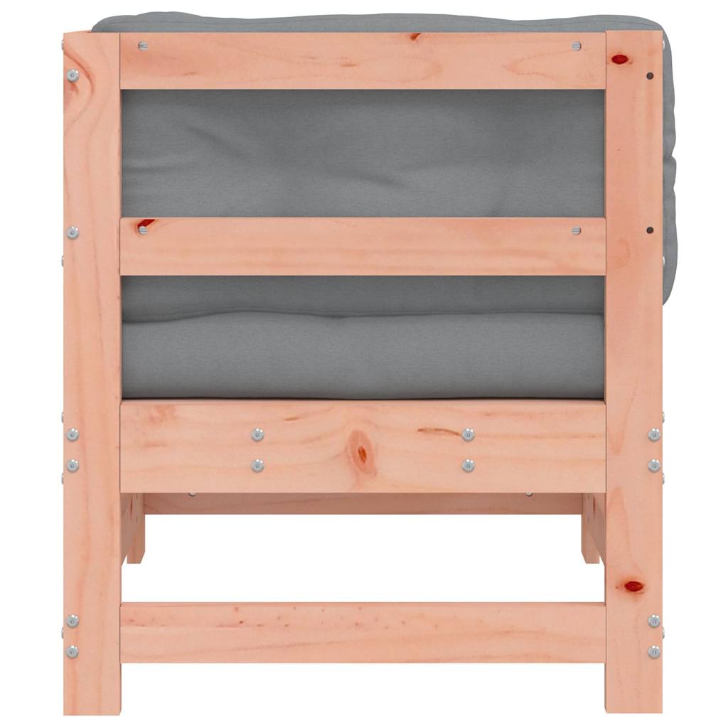 Canapé d'angle avec coussins bois massif douglas Éléments pour canapés modulables de jardin vidaXL