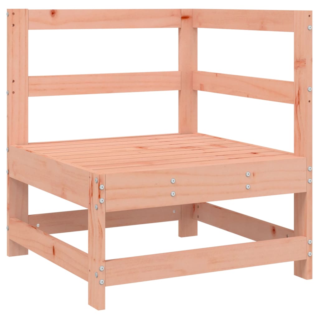 Canapé d'angle avec coussins bois massif douglas Éléments pour canapés modulables de jardin vidaXL