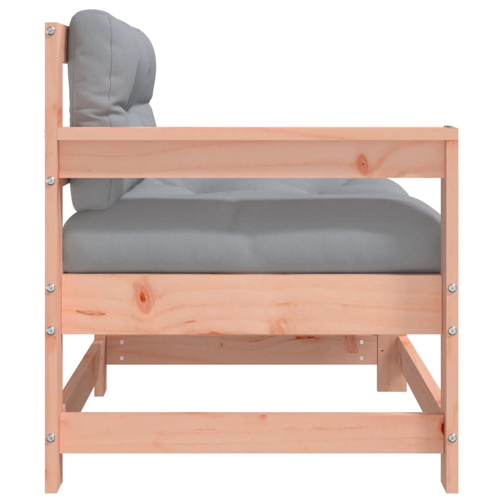 Chaises de jardin avec coussins lot de 2 bois massif douglas Éléments pour canapés modulables de jardin vidaXL