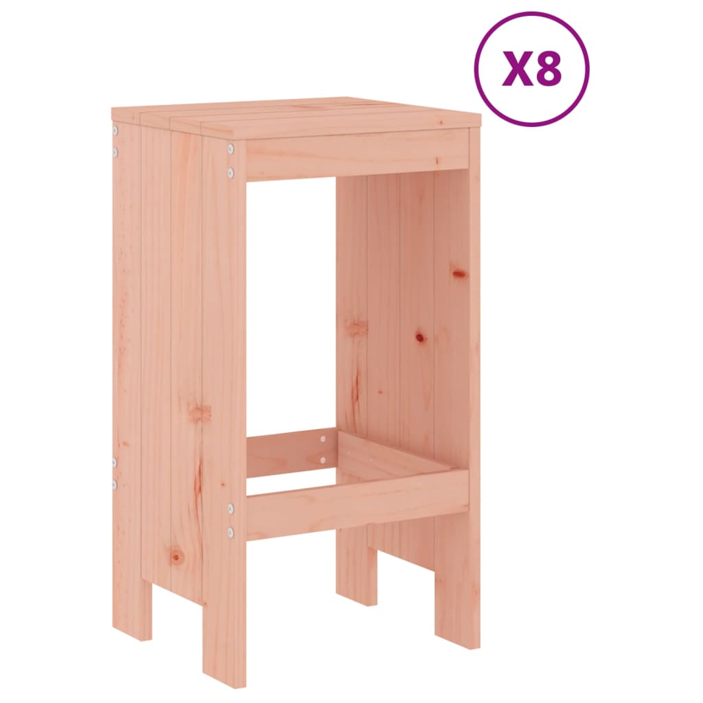 Ensemble de bar de jardin 9 pcs bois massif douglas