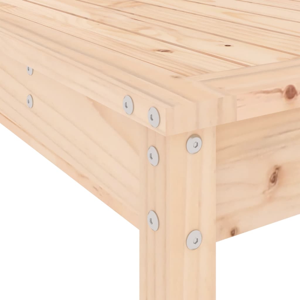 Ensemble de bar de jardin 7 pcs Bois de pin massif