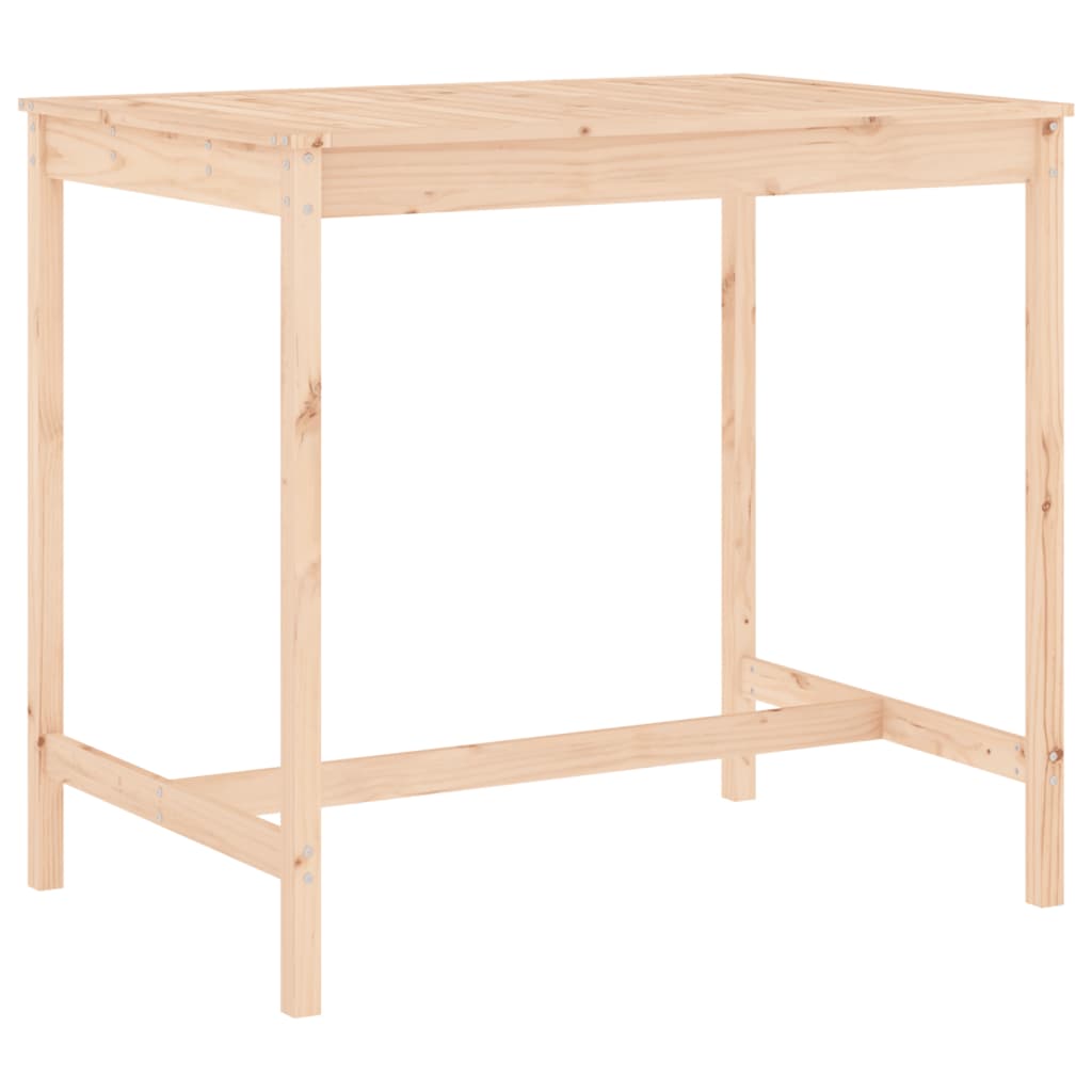 Ensemble de bar de jardin 5 pcs bois de pin massif