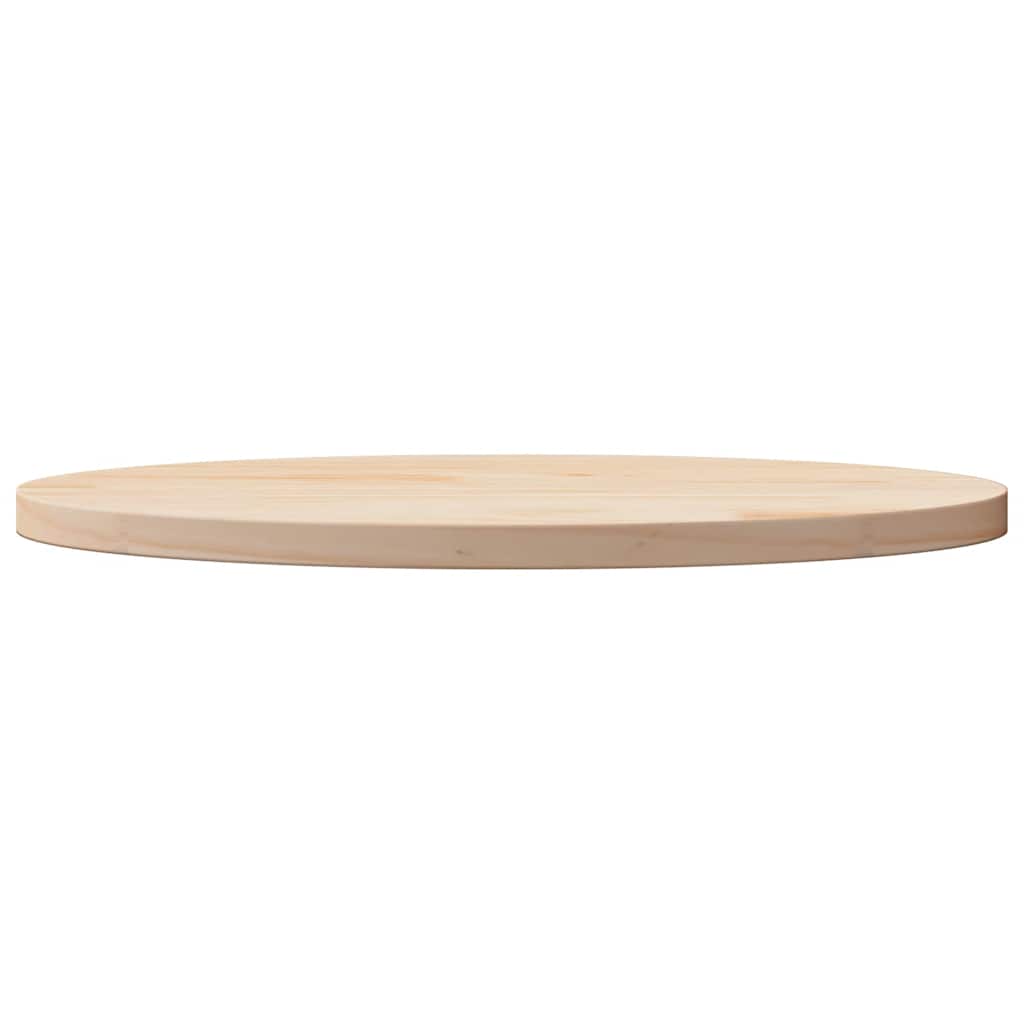 Dessus de table 60x30x2,5 cm bois de pin massif ovale - XIOS