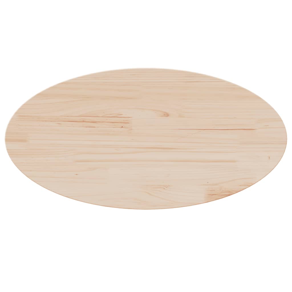 Dessus de table 60x30x2,5 cm bois de pin massif ovale - XIOS