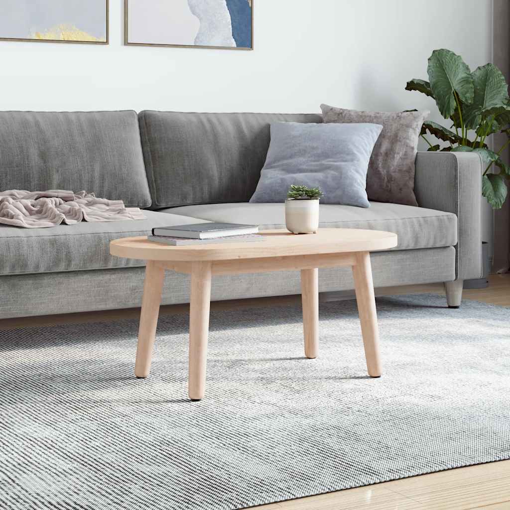Dessus de table 80x40x2,5 cm bois de pin massif ovale - XIOS