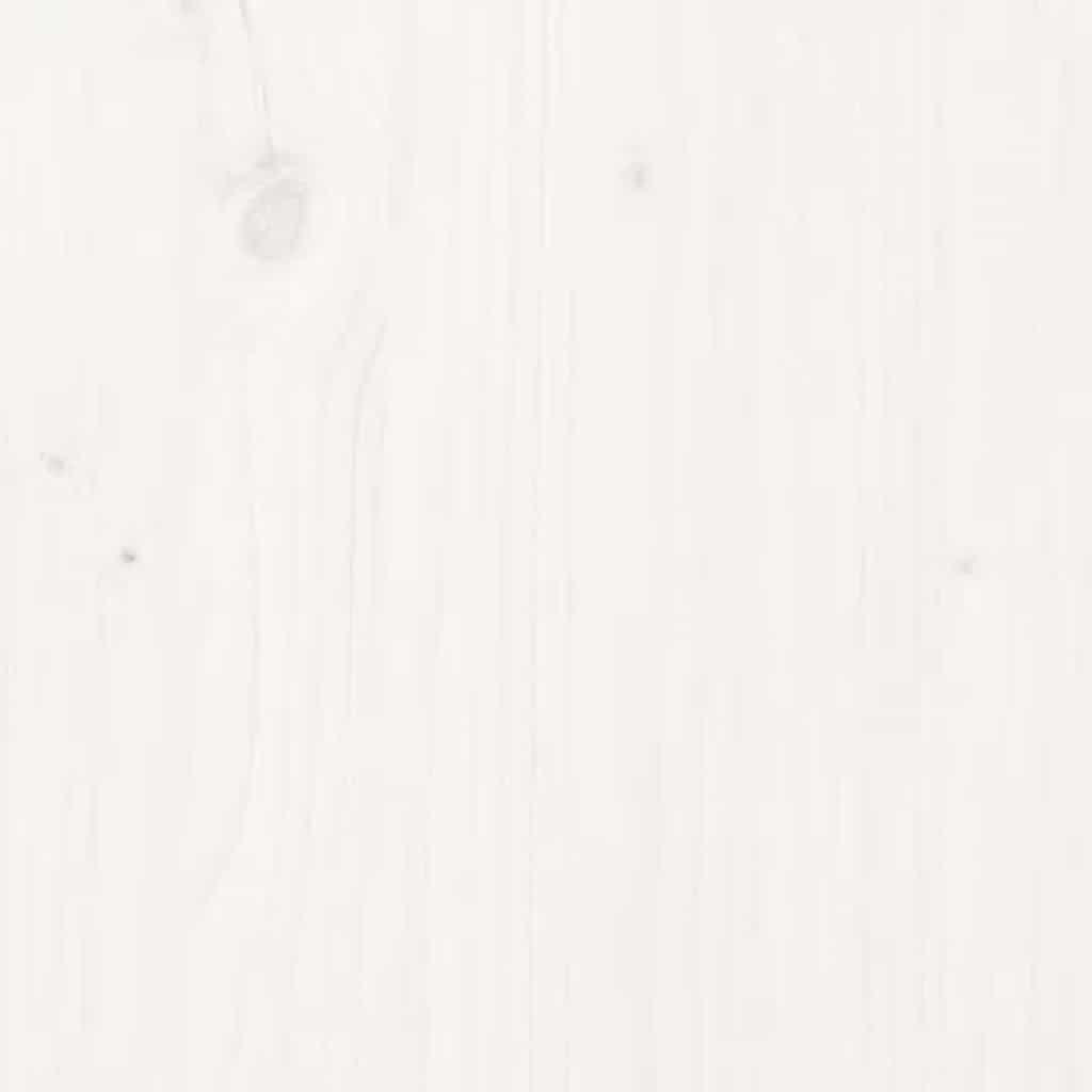 Dessus de table blanc 100x50x2,5 cm bois de pin massif ovale - XIOS