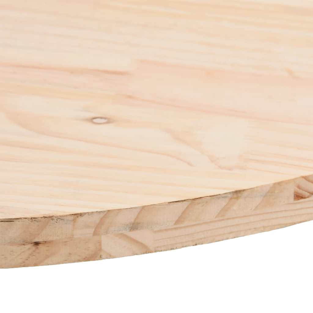 Dessus de table 110x55x2,5 cm bois de pin massif ovale - XIOS