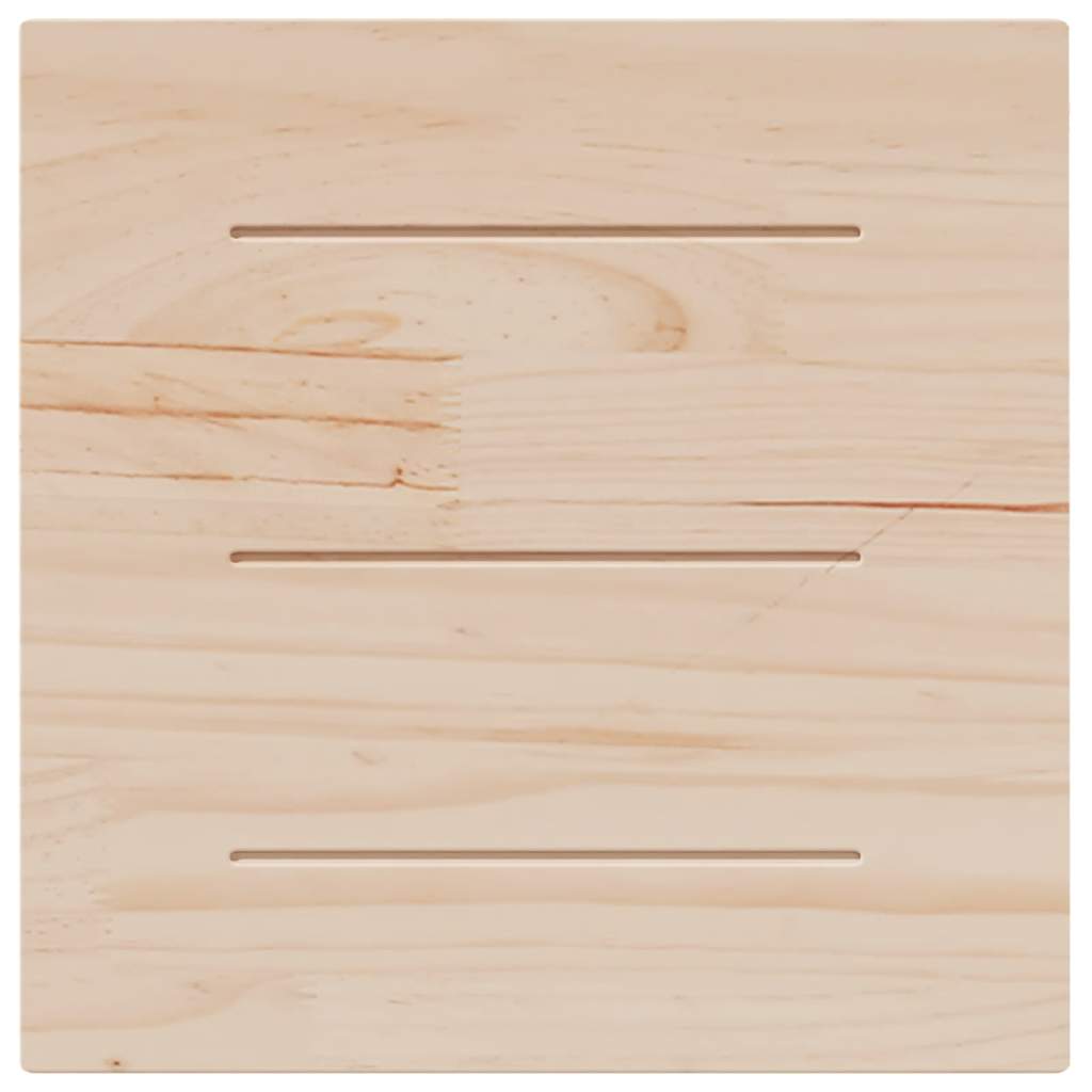 Dessus de table 60x60x2,5 cm bois de pin massif - XIOS