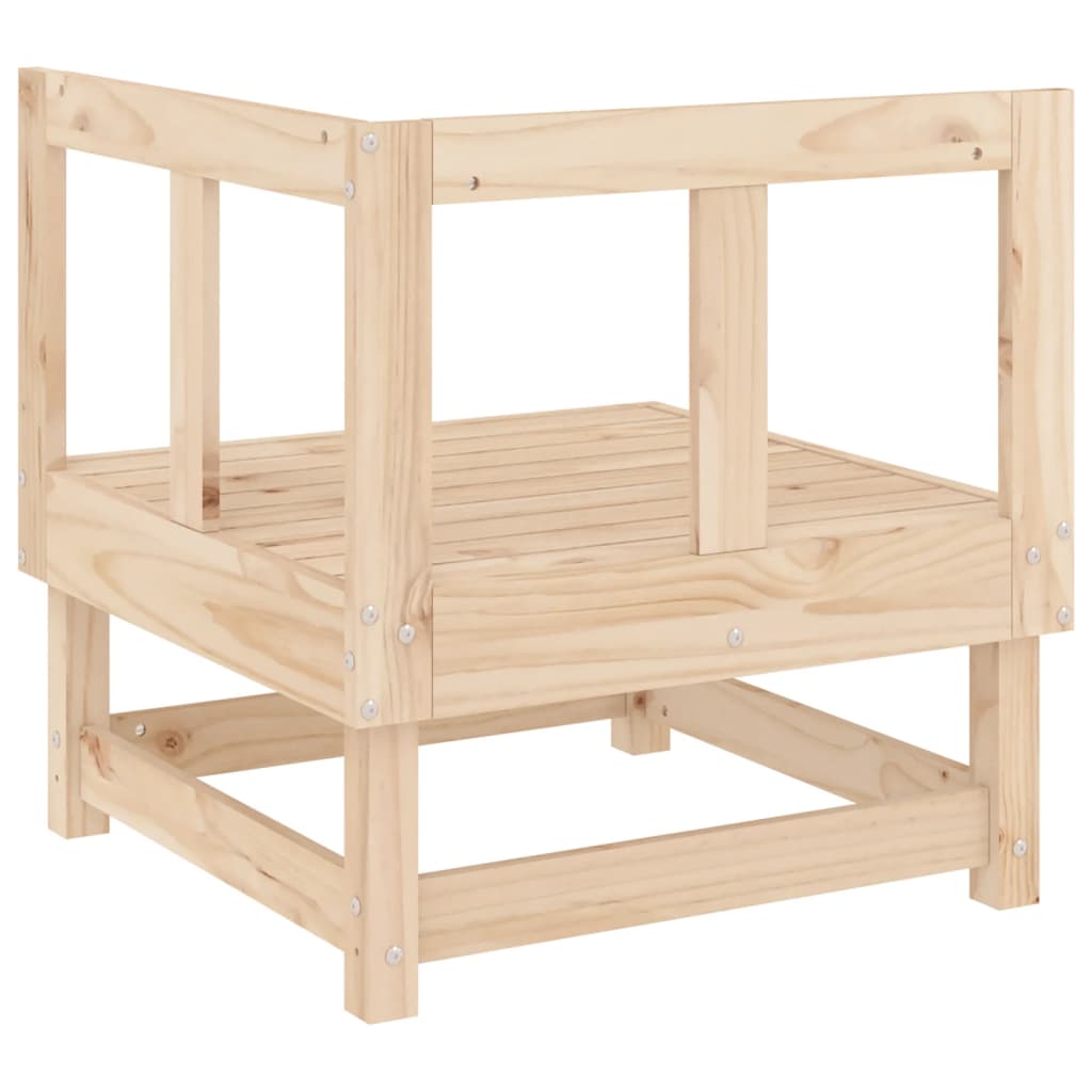 Canapés d'angle de jardin 2 pcs bois de pin massif Éléments pour canapés modulables de jardin vidaXL