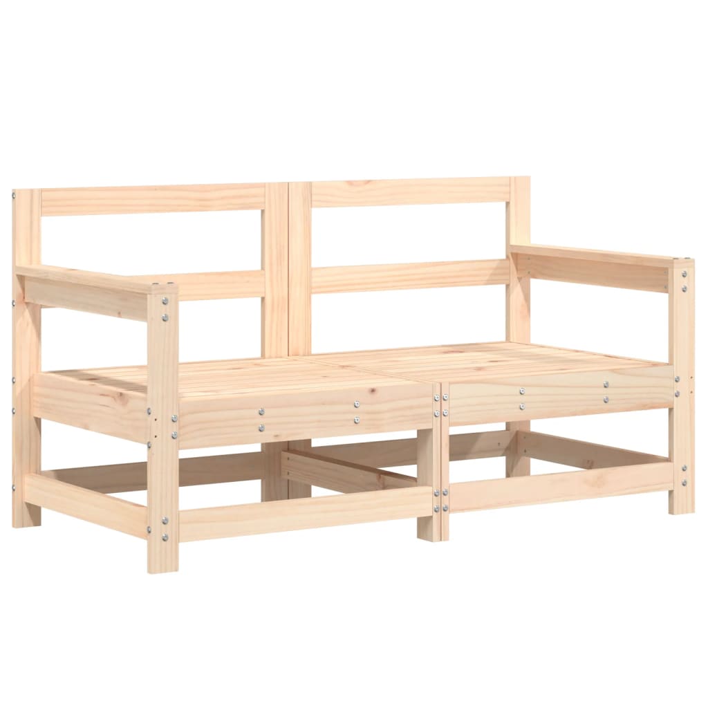 Canapés d'angle de jardin 2 pcs bois de pin massif Éléments pour canapés modulables de jardin vidaXL