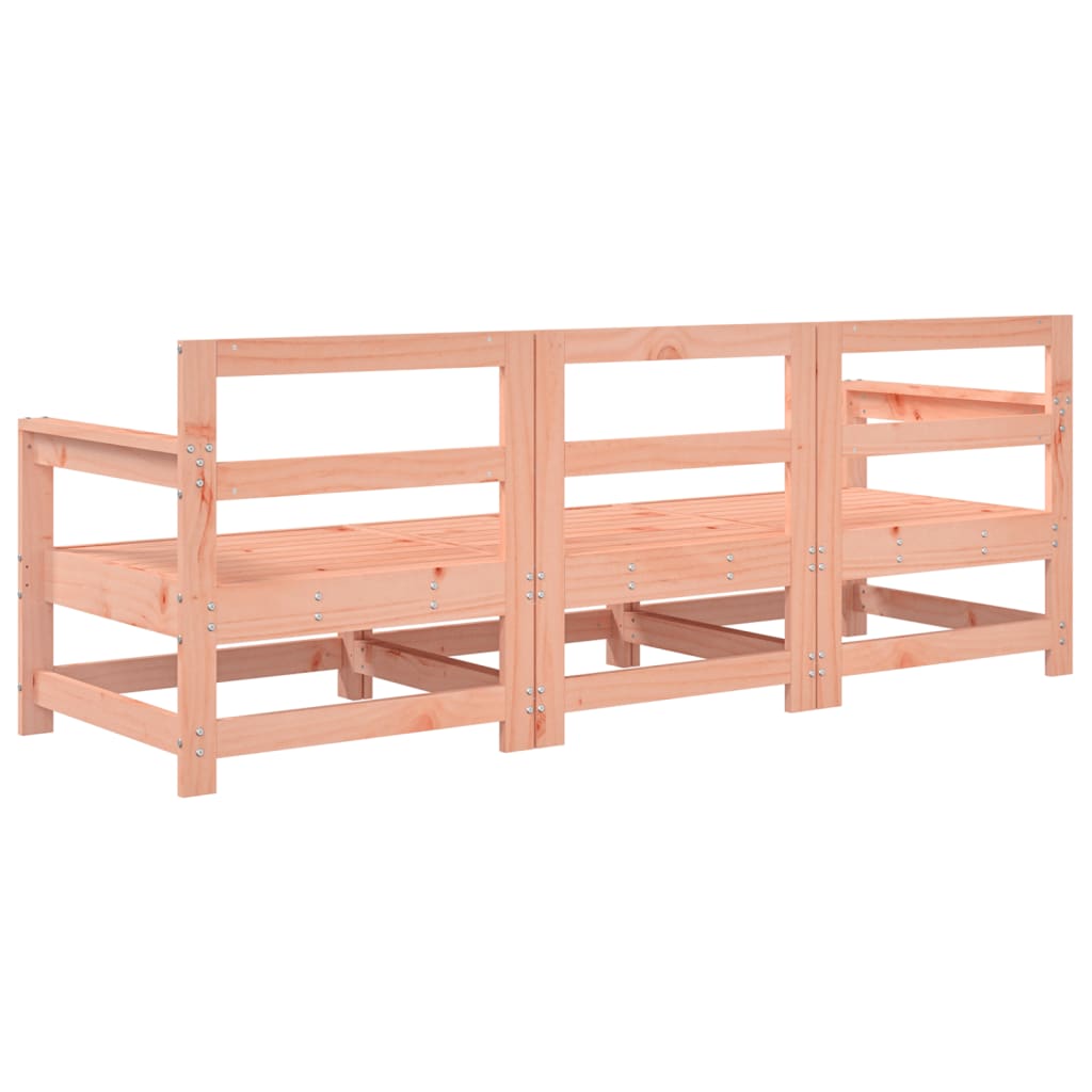 Salon de jardin 3 pcs bois massif douglas Éléments pour canapés modulables de jardin vidaXL