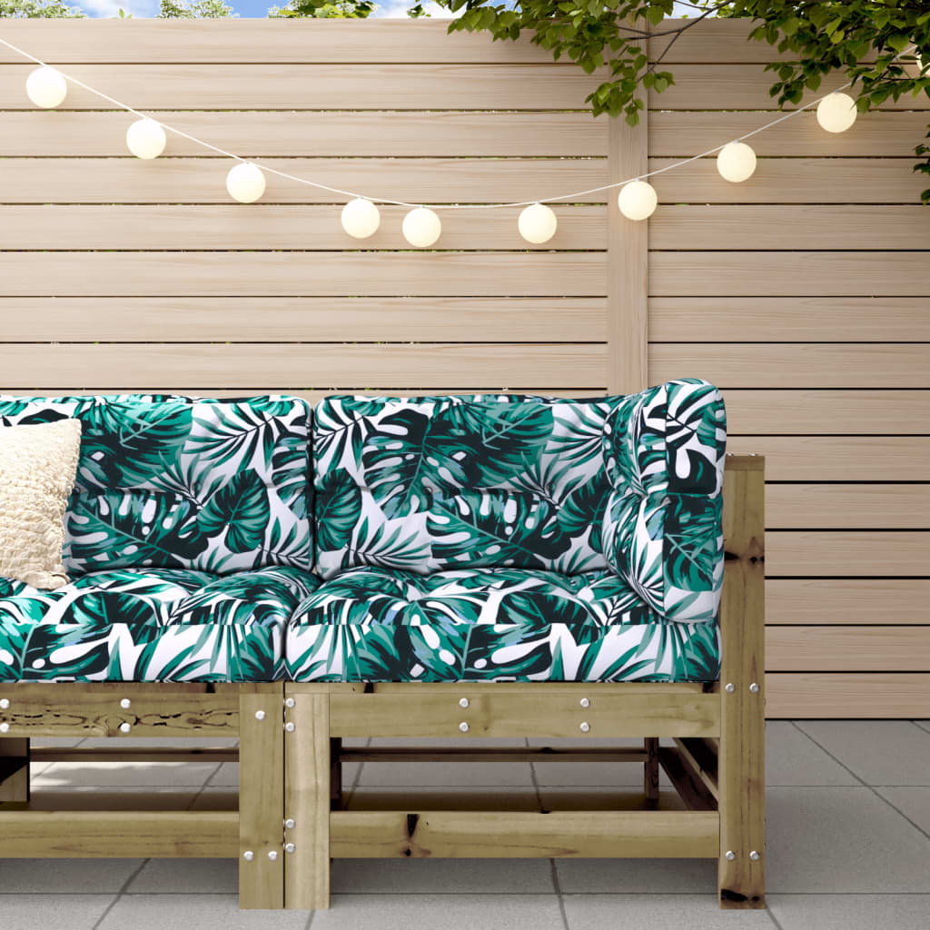 Canapé d'angle de jardin bois de pin imprégné Éléments pour canapés modulables de jardin vidaXL