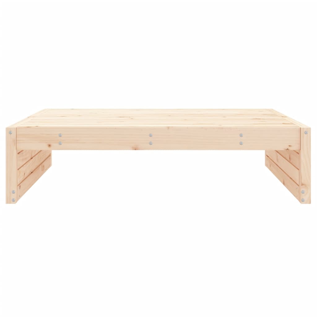 Repose-pied de jardin 120x80 cm bois de pin massif Éléments pour canapés modulables de jardin vidaXL