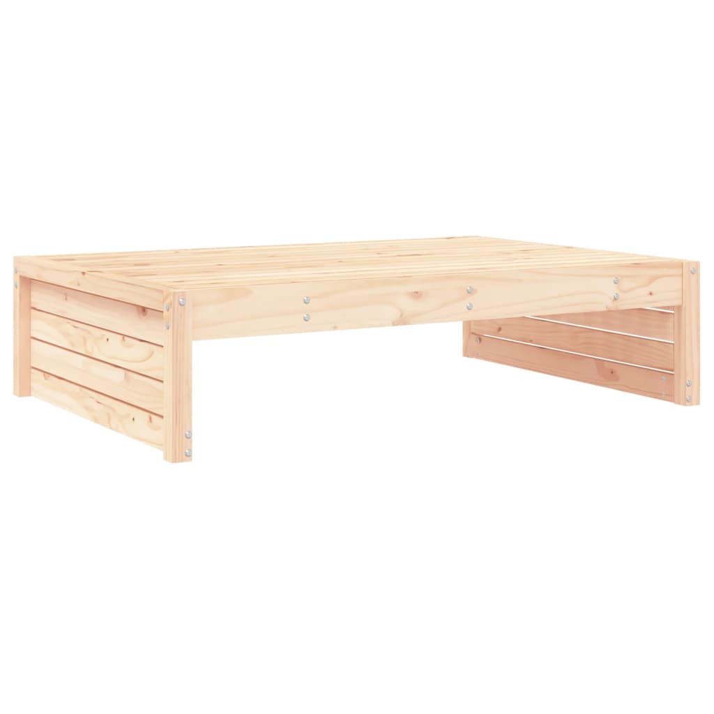 Repose-pied de jardin 120x80 cm bois de pin massif Éléments pour canapés modulables de jardin vidaXL