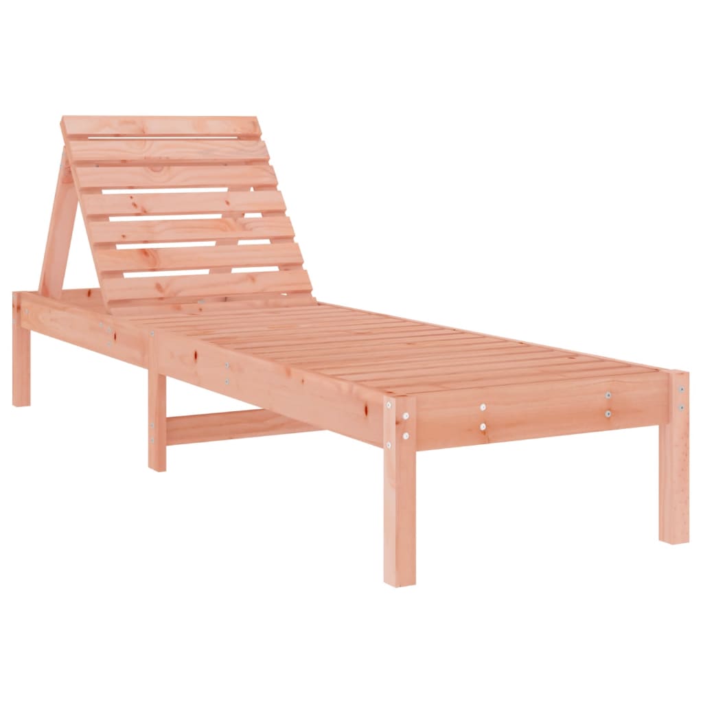 Chaise longue 199,5x60x74 cm bois massif de douglas Bains de soleil vidaXL