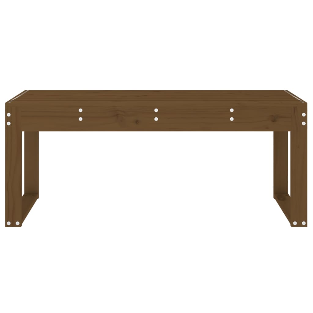 Banc de jardin marron miel 110x38x45 cm bois de pin massif Bancs de jardin vidaXL