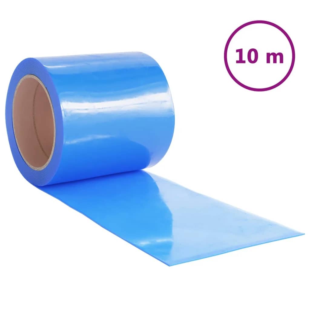 Rideau de porte bleu 200 mmx1,6 mm 10 m PVC