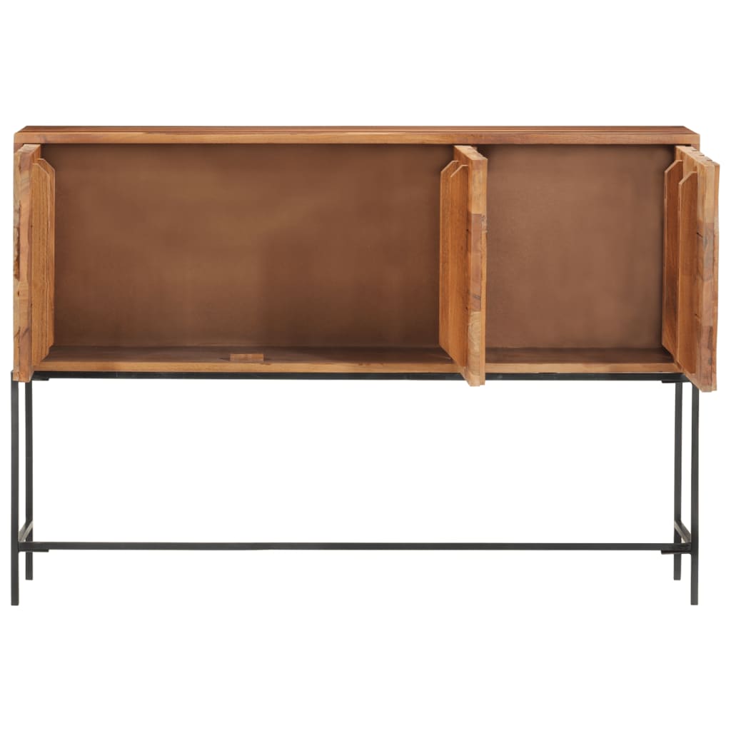 Buffet 110x28x76 cm bois massif d'acacia - XIOS