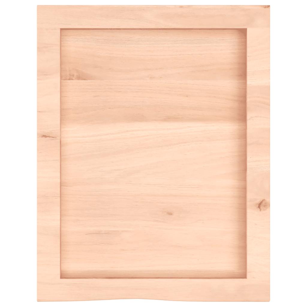 Étagère murale 40x50x(2-4)cm bois de chêne massif non traité - XIOS