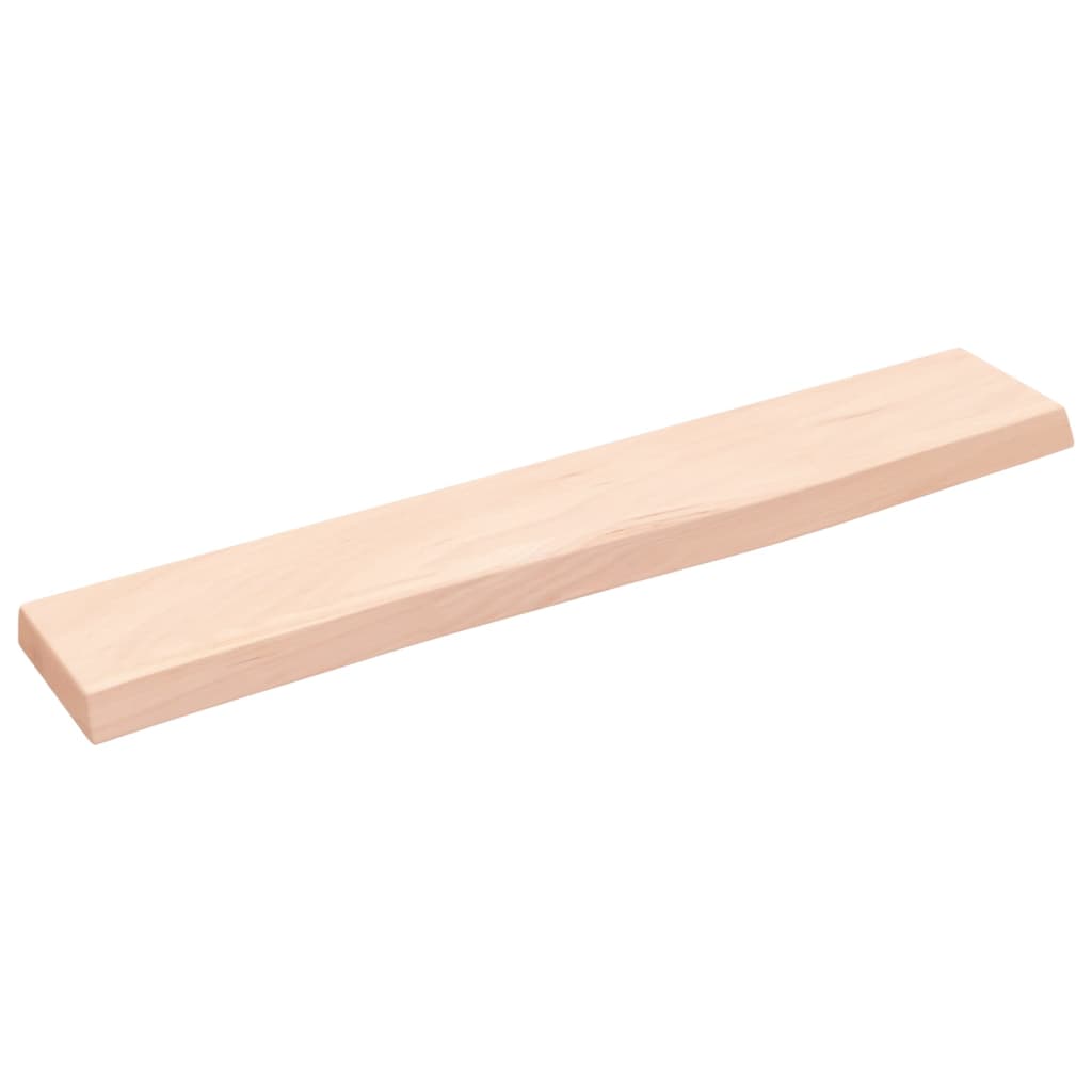 Étagère murale 60x10x2 cm bois de chêne massif non traité - XIOS