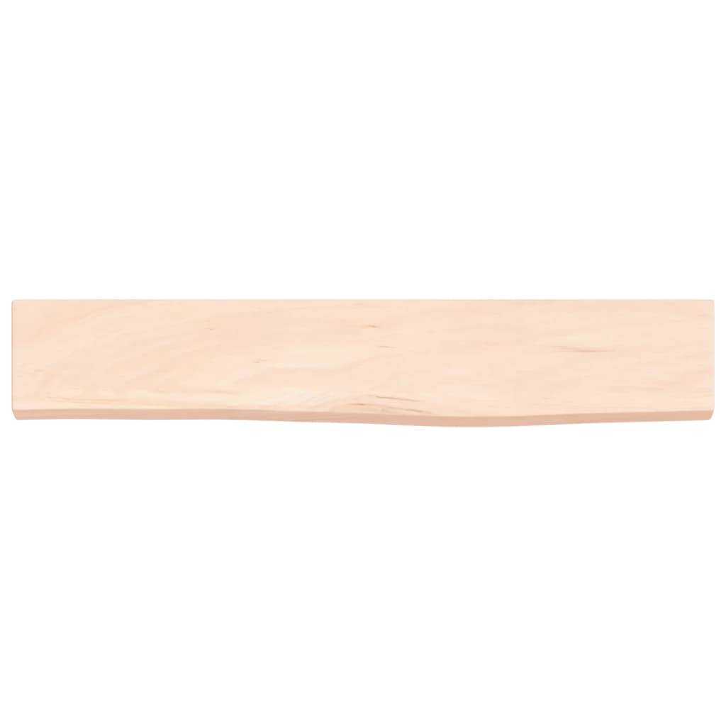Étagère murale 60x10x2 cm bois de chêne massif non traité - XIOS
