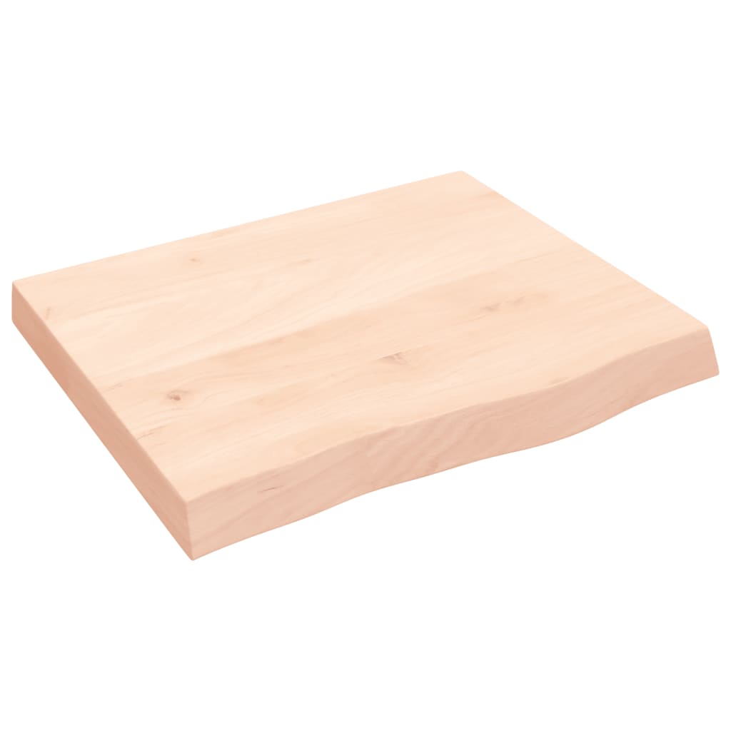 Étagère murale 60x50x(2-6) cm bois de chêne massif non traité - XIOS