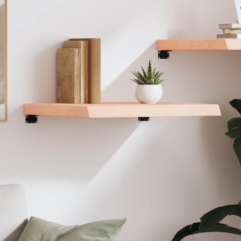 Étagère murale 60x50x(2-6) cm bois de chêne massif non traité - XIOS
