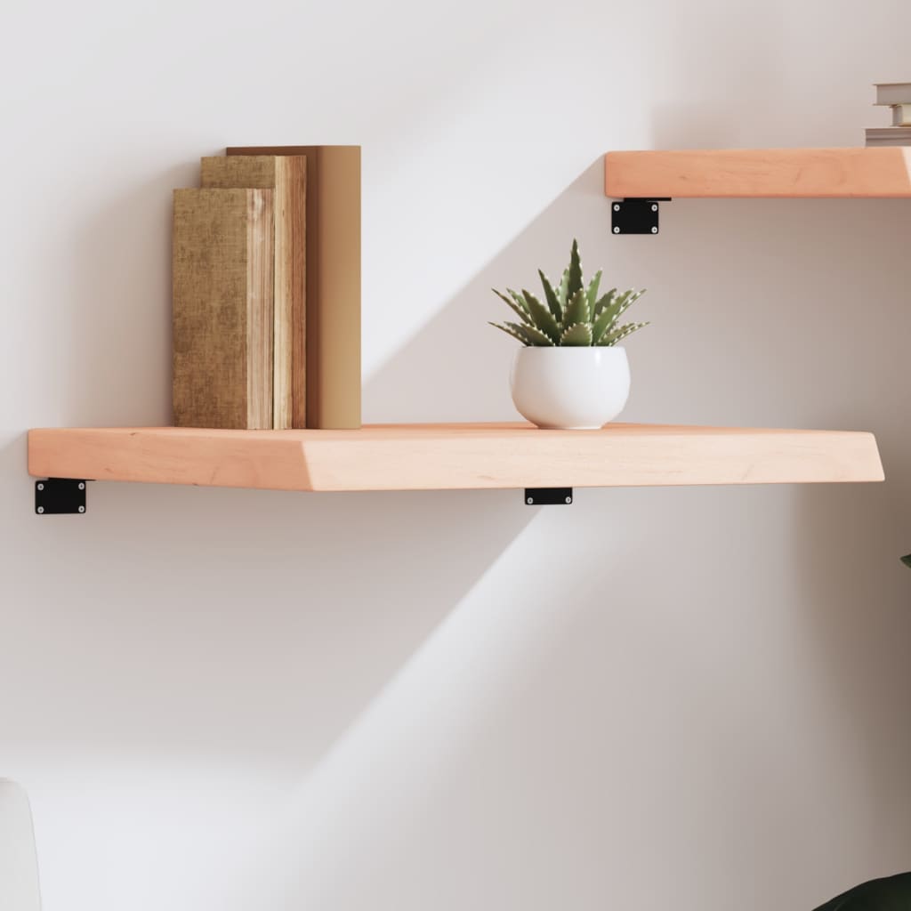 Étagère murale 60x50x(2-6) cm bois de chêne massif non traité - XIOS