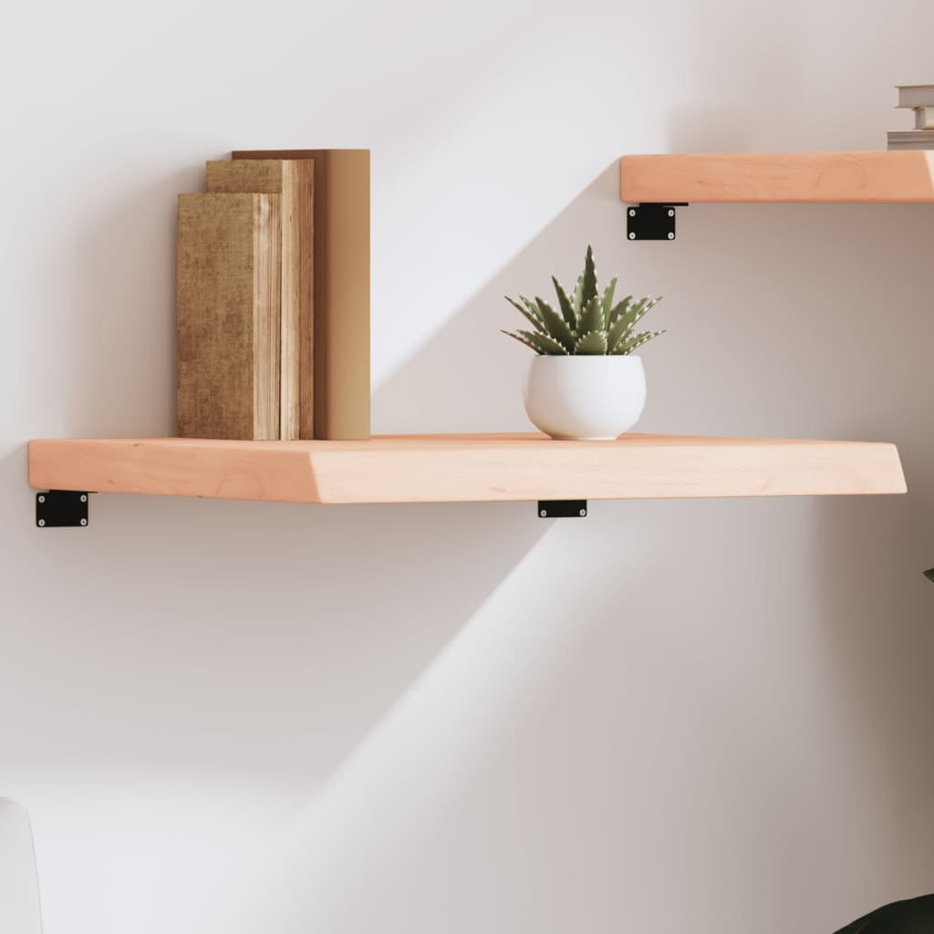 Étagère murale 60x60x(2-6) cm bois de chêne massif non traité - XIOS