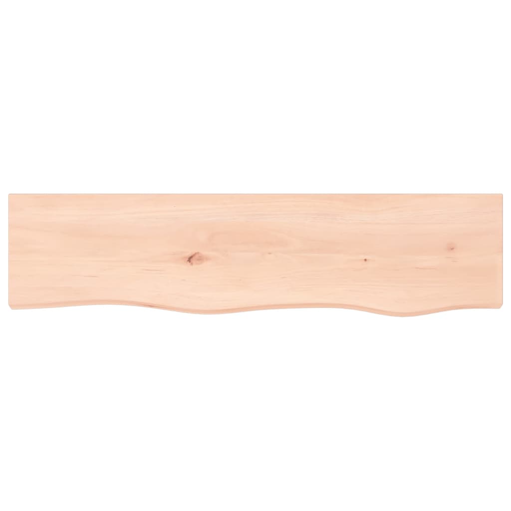 Étagère murale 80x20x6 cm bois de chêne massif non traité - XIOS