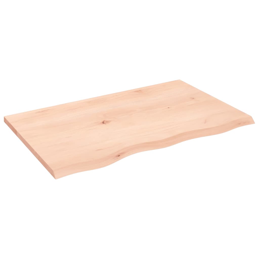 Étagère murale 80x50x2 cm bois de chêne massif non traité - XIOS