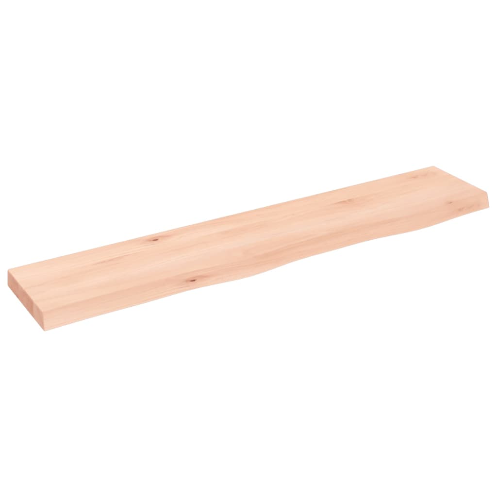 Étagère murale 100x20x4 cm bois de chêne massif non traité - XIOS