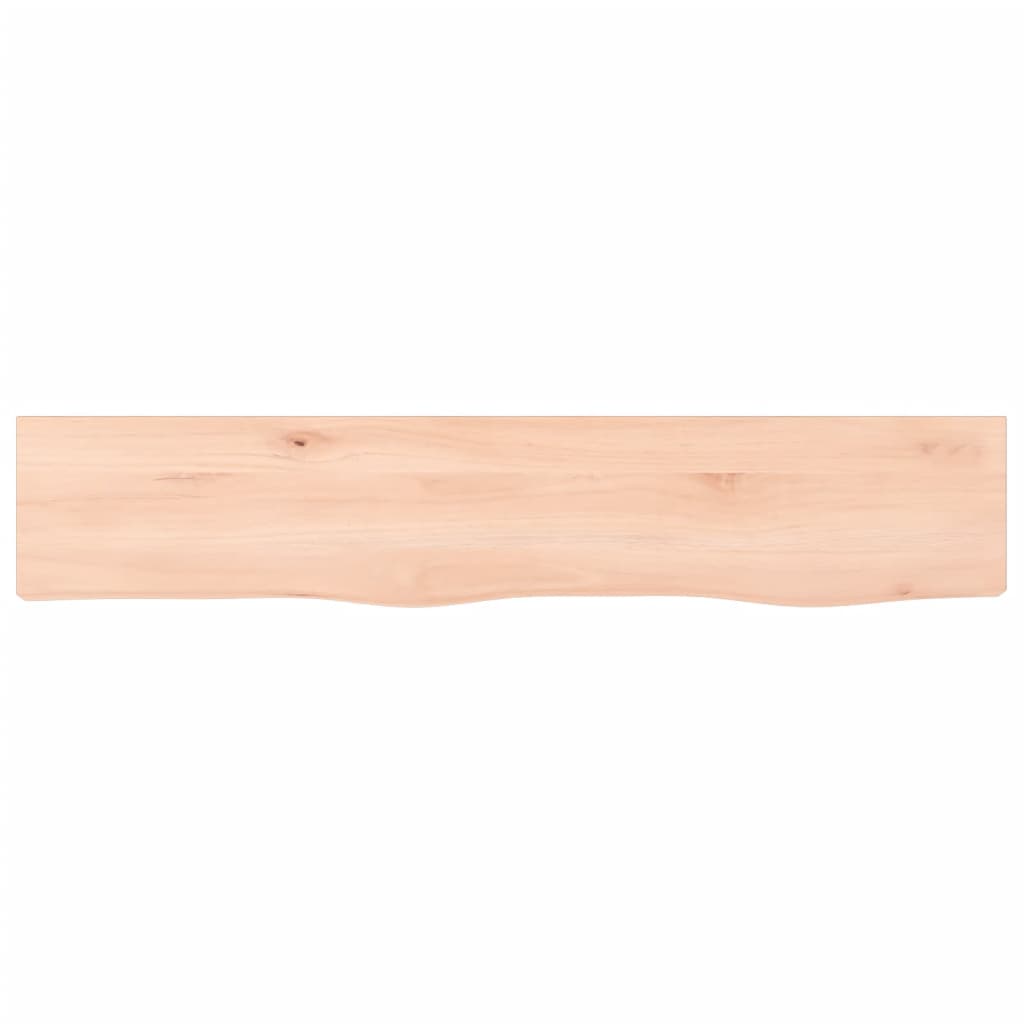 Étagère murale 100x20x4 cm bois de chêne massif non traité - XIOS