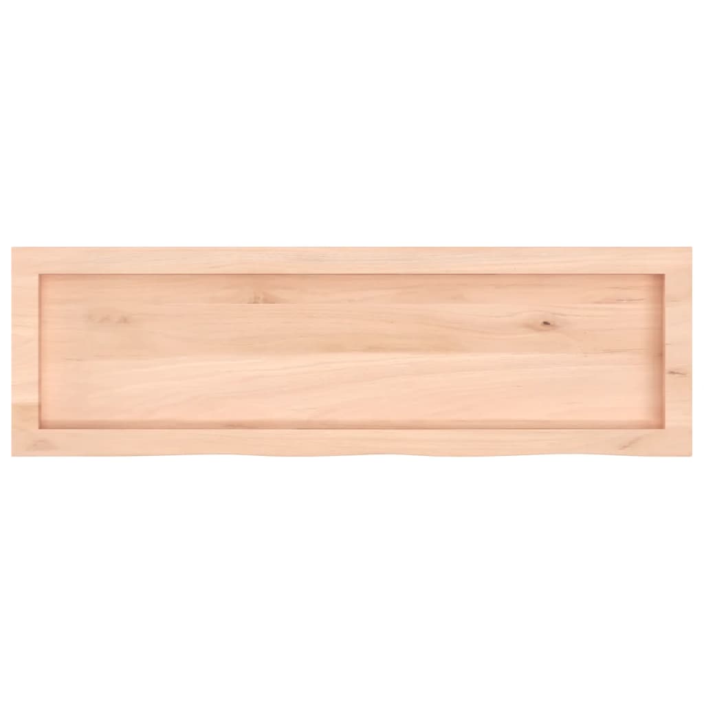 Étagère murale 100x30x(2-6) cm bois de chêne massif non traité - XIOS