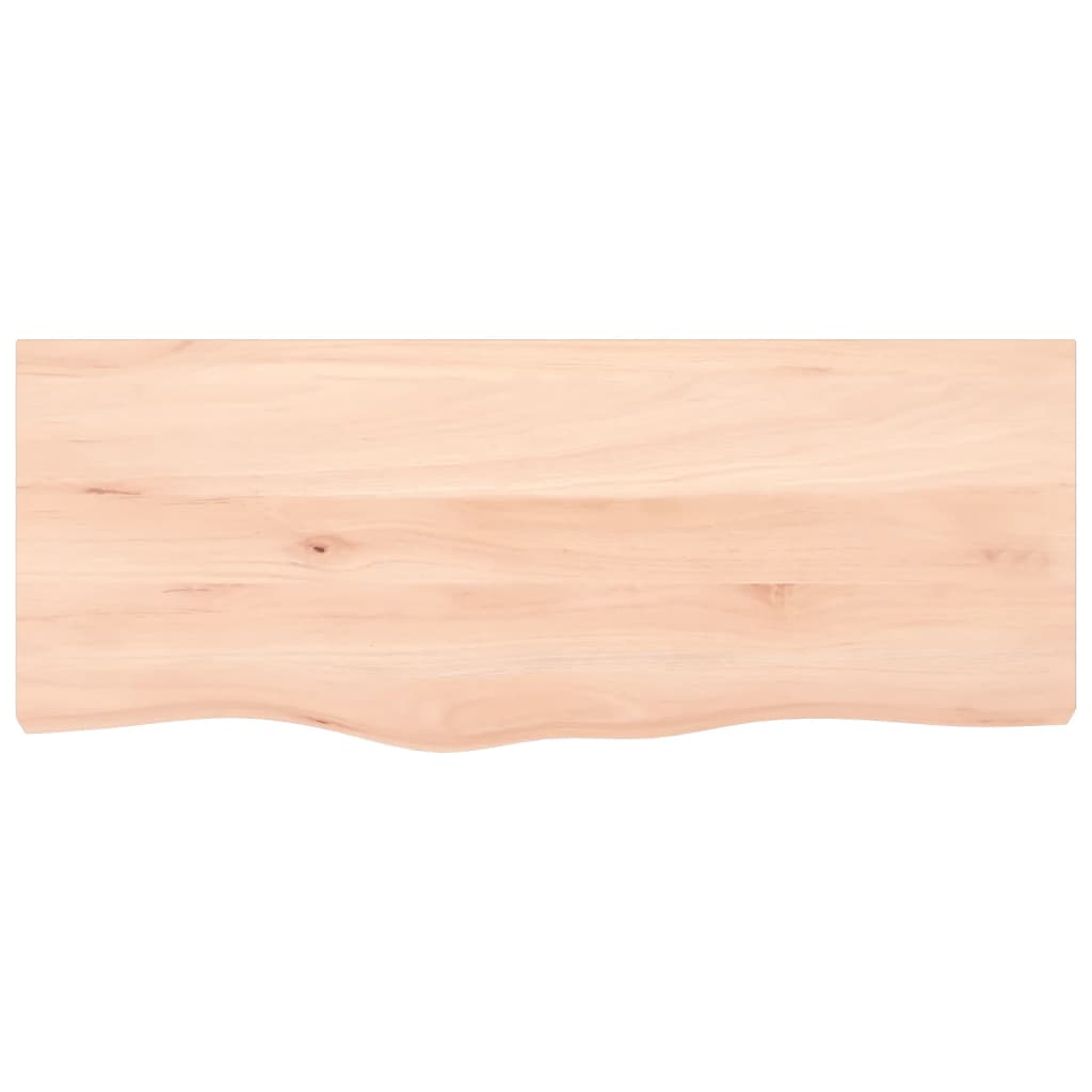 Étagère murale 100x40x(2-6) cm bois de chêne massif non traité - XIOS