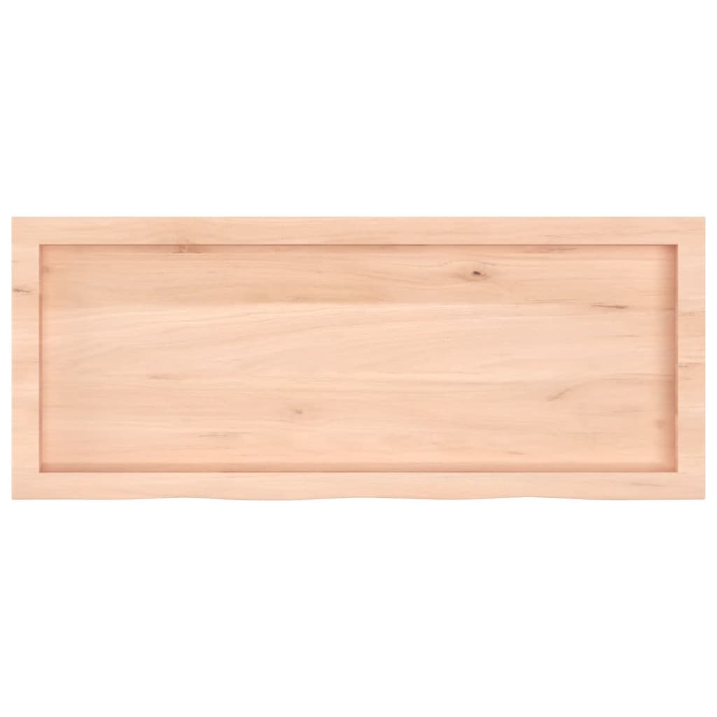 Étagère murale 100x40x(2-6) cm bois de chêne massif non traité - XIOS