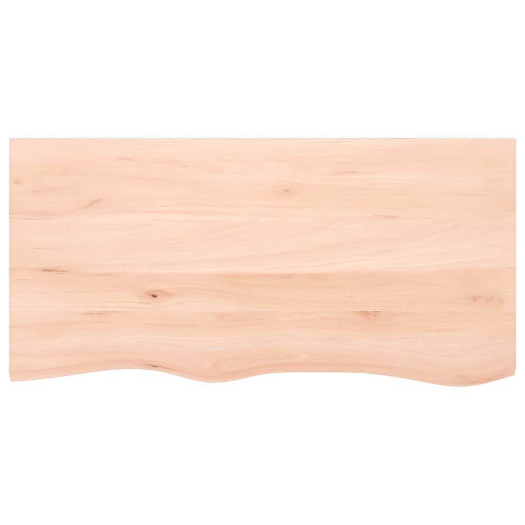 Étagère murale 100x50x(2-4) cm bois de chêne massif non traité - XIOS