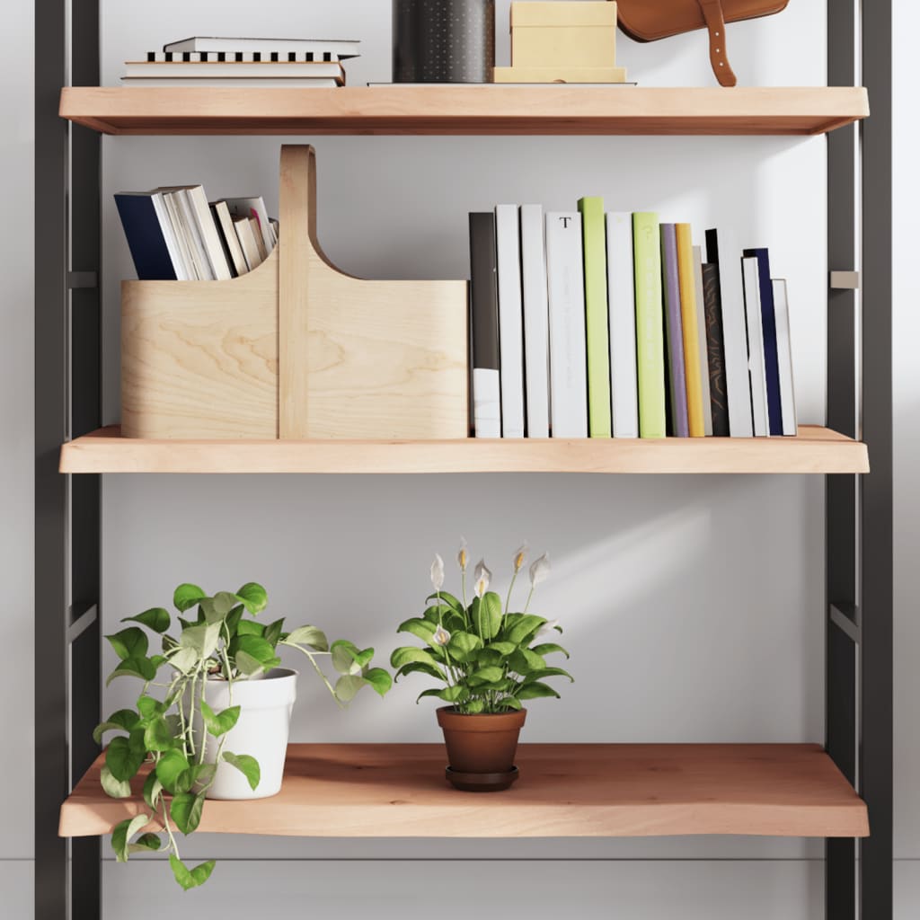 Étagère murale 100x50x(2-4) cm bois de chêne massif non traité - XIOS